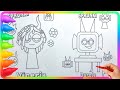 INCREDIBOX SPRUNKI - Vineria  &amp; Durple ♥️♥️ Oddly Satisfying Coloring Pages #coloring #sprunki 