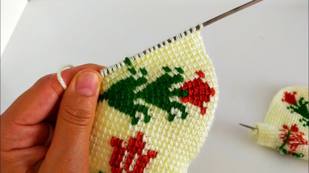 (2video) Laleli tunus patik Orta yapımı #tunusişipatikmodelleri #patikmodelleri #keşfet #pinterest