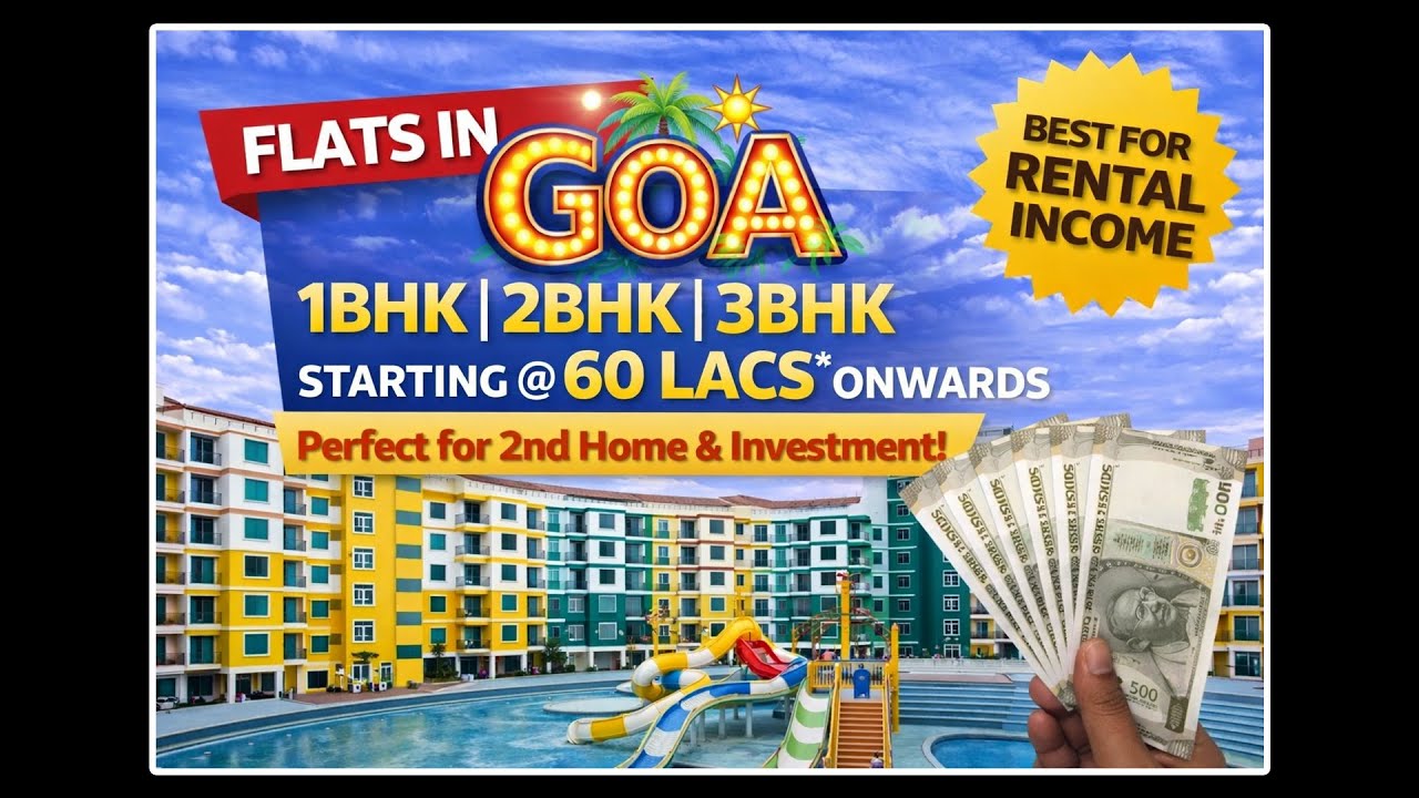 1BHK | 2BHK | 3BHK | FLAT FOR SALE IN GOA | INTERNATIONAL AIRPORT JUST 5 MIN | INVESTMENT 2026