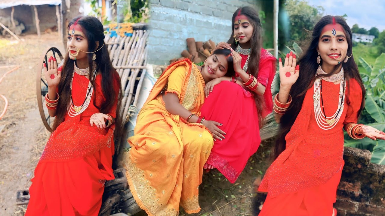 Hamar mata rani ke look me photo sut 🙏🙏🥀🥀🌿🌿💐💐🙏🙏