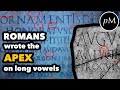 Romans *did* write with macrons! Video essay on Latin Apices & Hidden Quantity