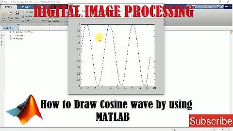 How to Draw Cosine wave by using MATLAB