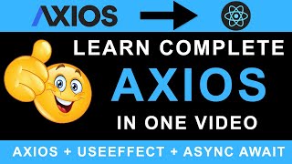 How To Use Axios With React JS 2024 😎 | How to Fetch Data Using Axios in React JS @CodeWithViju