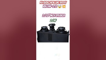 NX AUDIO NEW LINEARRAY 🤯💥| VULCAN-212 | #DJ #nxaudio #viral #viralshorts #qtech #QTech #djequipment