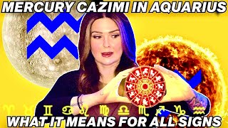 EPIC Mercury Cazimi in Aquarius 2026 | All 12 Signs Predictions & Horoscopes