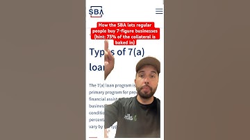 The SBA 7a guarantee explained - for buying businesses