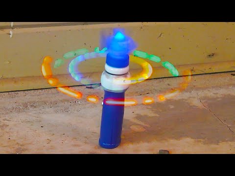 Smashing a Light Up Spinny Shark Toy Thing