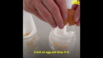 This is the easy way to make poached eggs l GMA