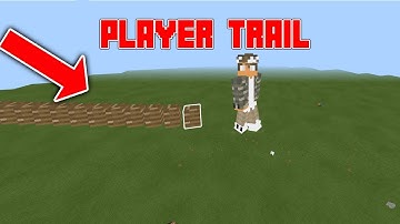 MCPE :: Create your own Player Trail with Command Blocks :: Minecraft Pocket Edition 1.2