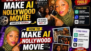 I MADE A FULL AI NOLLYWOOD MOVIE USING JUST 3 AI TOOLS! (STEP BY STEP)