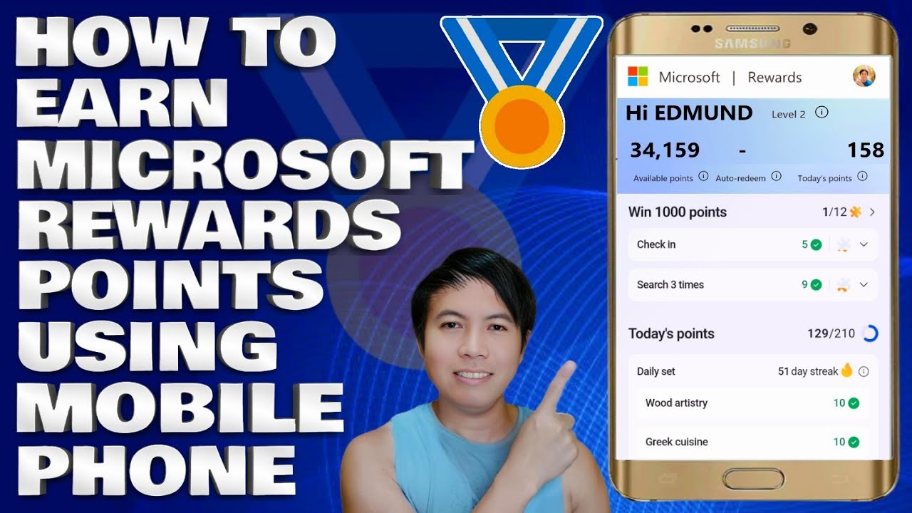 How To Earn Microsoft Rewards Points Using Mobile Phone | Microsoft Rewards Tagalog Tutorial