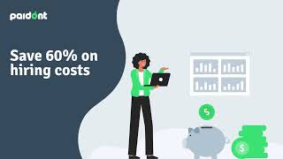 Hire remote full stack developers within 48 hours| Save 60% on hiring costs| Paidant #business