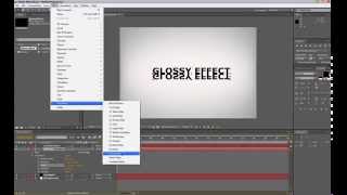Adobe After Effects - Glossy text
