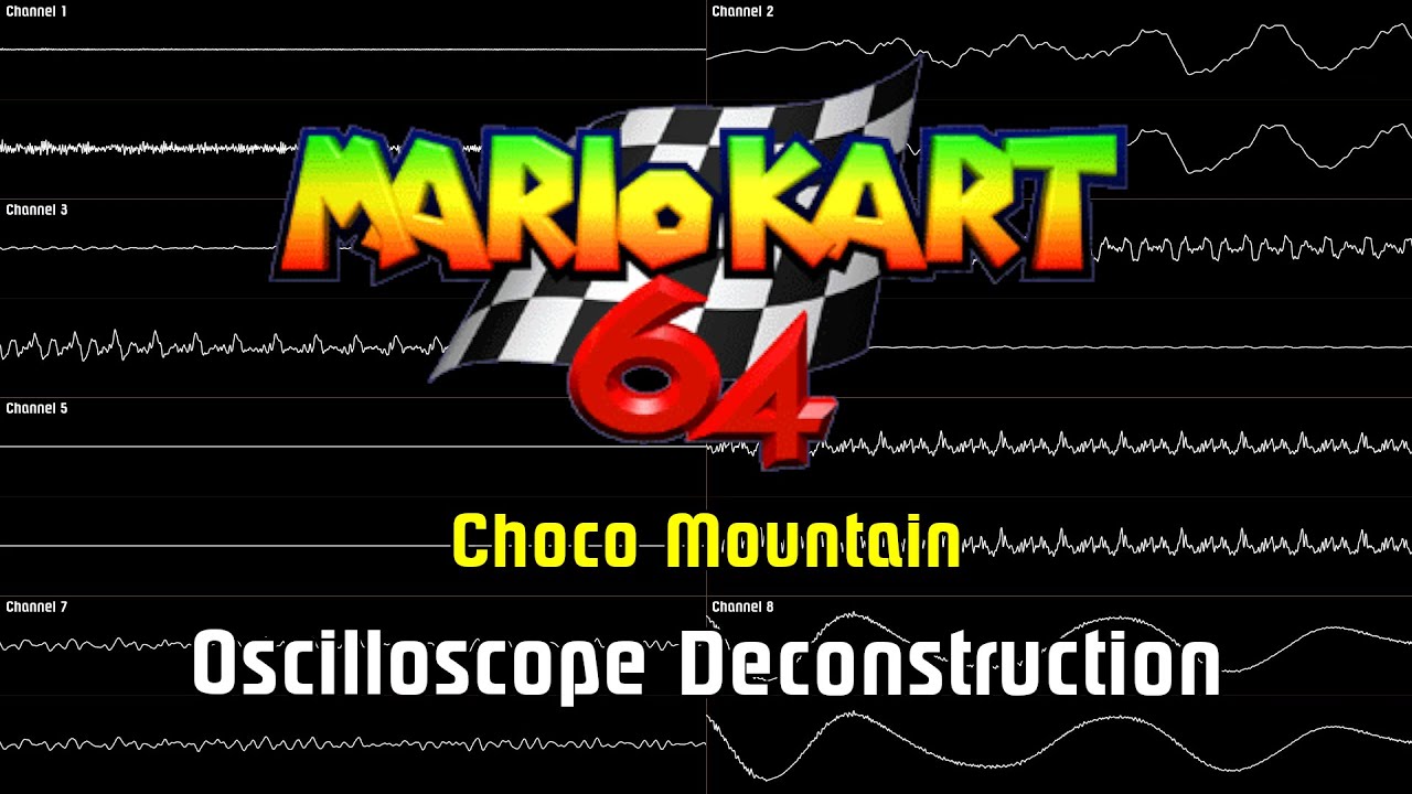 Mario Kart 64 - Choco Mountain [Oscilloscope Deconstruction]