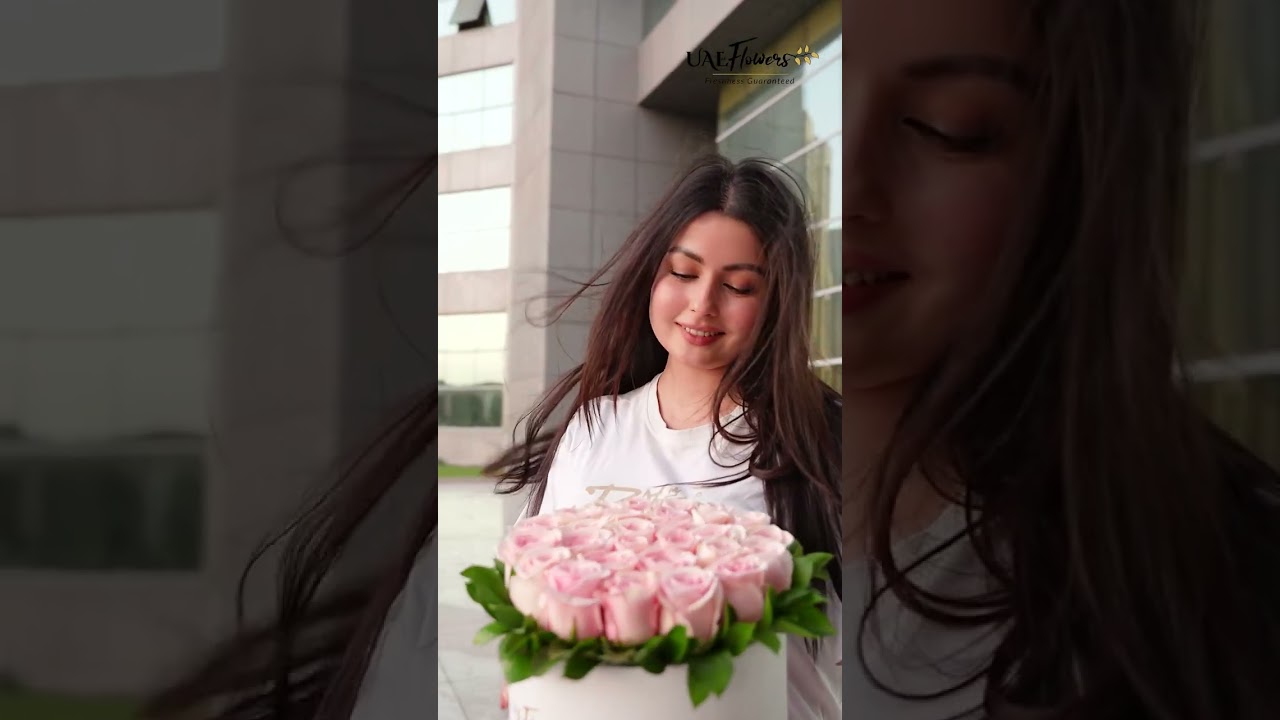 Vibing With Pink Roses in a Box | Flower Shop Dubai