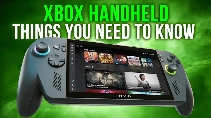 XBOX Handheld: 10 Things You NEED TO KNOW