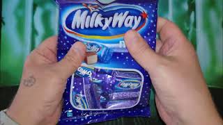 ASMR Sweets Milky Way Mini Chocolates sounds 💥 Unpacking.