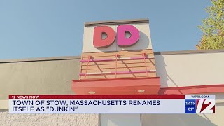 Massachusetts town changes name to Dunkin’ to celebrate chain’s return