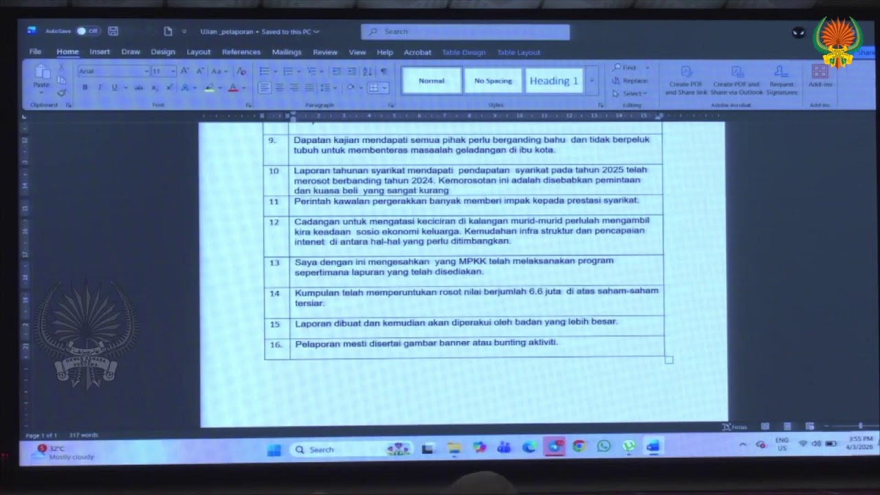 SESI 2 - KURSUS TATABAHASA (PERTENGAHAN)