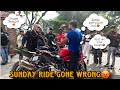 Sunday ride pe ladaai sunday ride gone wrong  bmw s1000rr vs zx10r sundayride fight