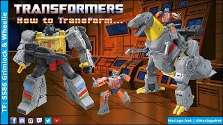 Transformers Studio Series The '86 Movie Leader Dinobot Grimlock w/ Wheelie