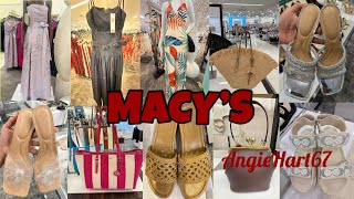 MACY’S 💐NEW TRENDING SUMMER STYLES #handbags #sandals #dresses @AngieHart67 @macys 
