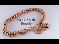 Absolute jewellery rose gold bracelet