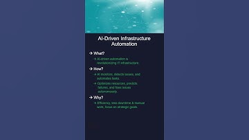 [AI in 60 Seconds] AI-Driven Infrastructure Automation - #ai #machinelearning #itinfrastructure