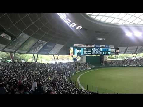 2011.10.2 西武ライオンズチャンステーマ４　Lビジョン試合前練習