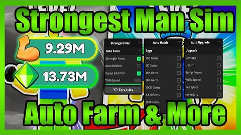 [👑KING] 💪 Strongest Man Simulator Script • Auto Farm • Auto Rebirth And more [Roblox]