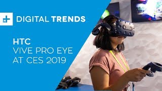 HTC Vive Pro Eye - Hands On at CES 2019