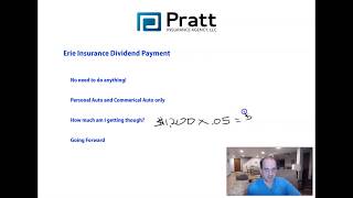 Erie Insurance auto dividend explained