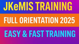 #JKeMIS Full Orientation | Complete Guide for Teachers & Schools”