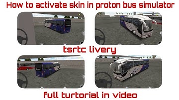 how to install and activate liverys in proton bus simulator game