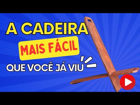 Como fazer uma cadeira viking de madeira de forma rápida, fácil e econômica