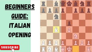 Italian Opening - 5 Minute Crash Course For Beginners