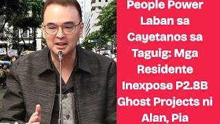 Taguig Residents, Pinapa-Imbestigahan P2.6B Ghost Flood Projects sa Taguig! Cayetano Dynasty Ending