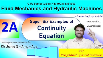 Most Imp Examples FMHM Ch 2 | Discharge | Velocity |Diameter