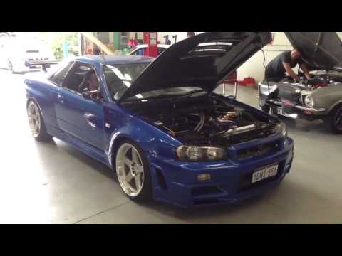 Nissan Skyline GTR R34 Turbo Sound