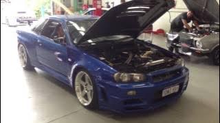 Nissan Skyline GTR R34 Turbo Sound