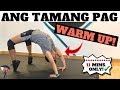 PAANO MAIWASAN ANG PILAY | ANG TAMANG PAG WARM UP SA KATAWAN | ONLY 11 MINUTES 💪 ROUTINE!