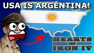 Argentina but in the USA??? Trial of Allegiance Gameplay | Hearts of Iron IV