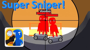 Super Sniper! Gameplay Level 1- 20 (iOS, Android) by Voodoo Made with Unity