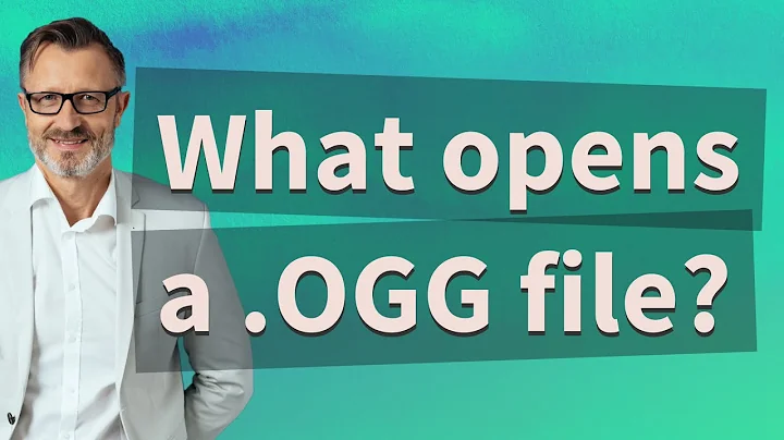 What opens a .OGG file?
