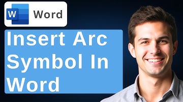 How To Insert Arc Symbol In Microsoft Word [2025 Guide]