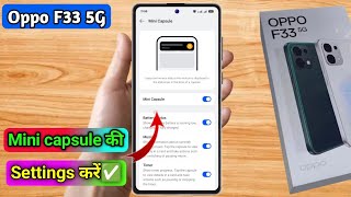 oppo f33 5g mini capsule settings,oppo f33 5g mini capsule, oppo f33 5g mini capsule not working
