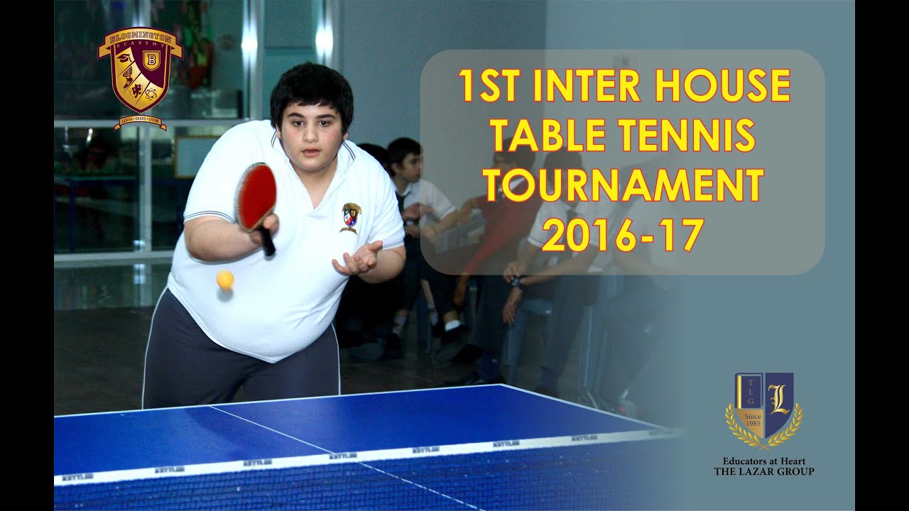 The Bloomington Academy, Ajman 1st Inter House Table Tennis