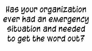 Benefits of an Emergency Notification System