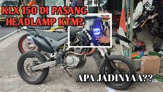 Klx 150 Pake Headlamp Ktm? Klx Supermoto