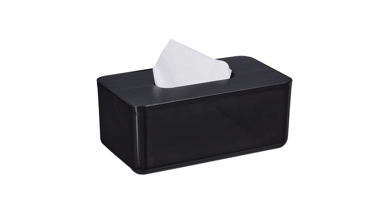 Buy Tissue Box with Lid in Black HERE